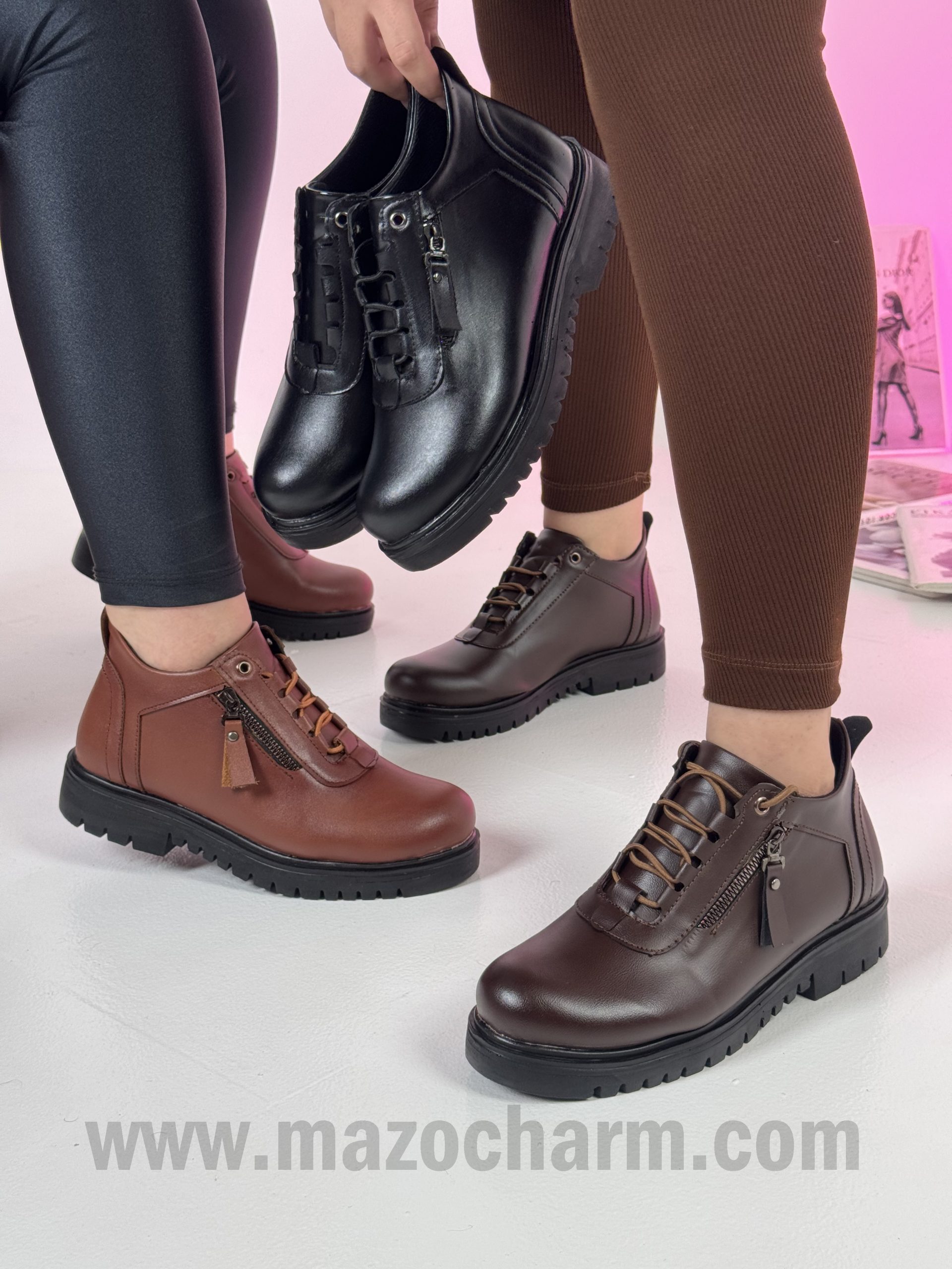 کفش کلاسیک بغل زیپ